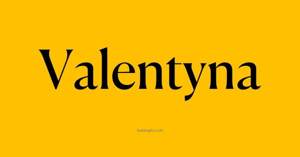 Nome Valentyna, ficha divertida com pontilhado para crianças