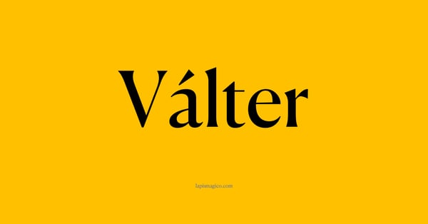 Nome Válter, ficha divertida com pontilhado para crianças