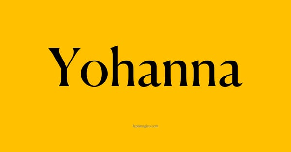 Nome Yohanna, ficha divertida com pontilhado para crianças