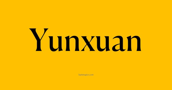 Nome Yunxuan, ficha divertida com pontilhado para crianças