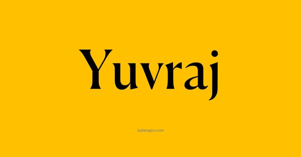 Nome Yuvraj, ficha divertida com pontilhado para crianças