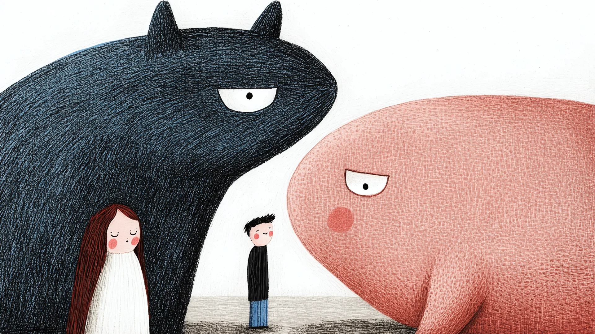 Opostos Frente atrás