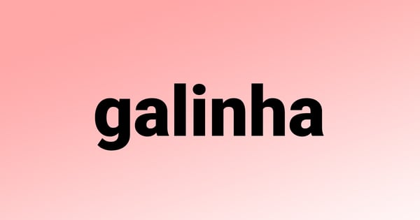 Galinha- Método das 28 palavras