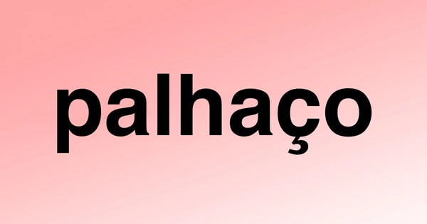 Palhaço - Método das 28 palavras