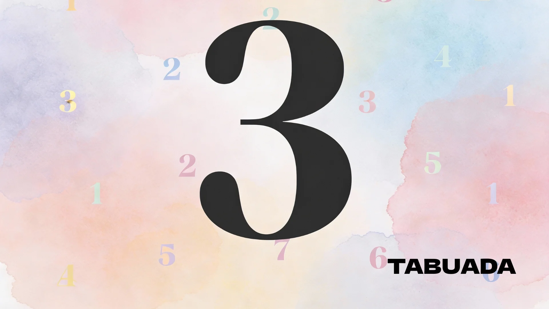 Tabuada do 3 para crianças (fichas divertidas e gratuitas)