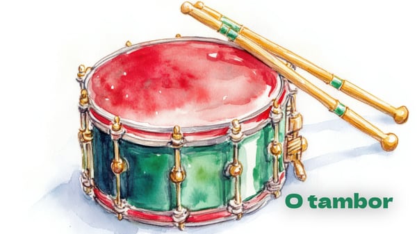 O Tambor, trava-línguas