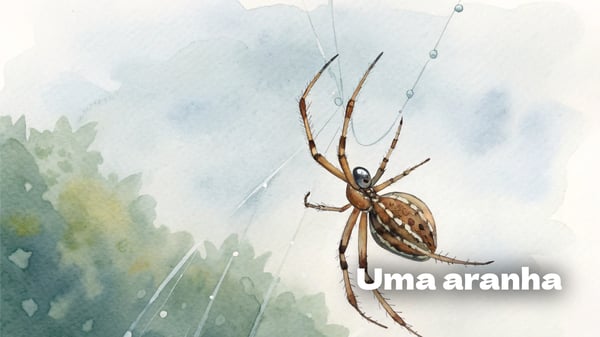 Uma Aranha, trava-línguas