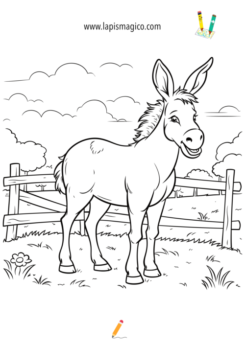 Desenhos De Animais Da Quinta Para Imprimir E Colorir