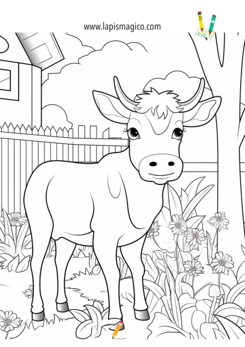 Desenhos De Animais Da Quinta Para Imprimir E Colorir